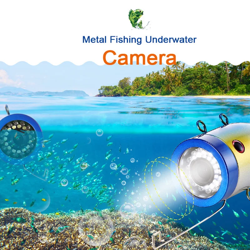 

HD 1000TVL Underwater Fishing Camera 15m/30m Fishfinder With 30pcs White LEDs /30pcs LEDs White Infrared Light