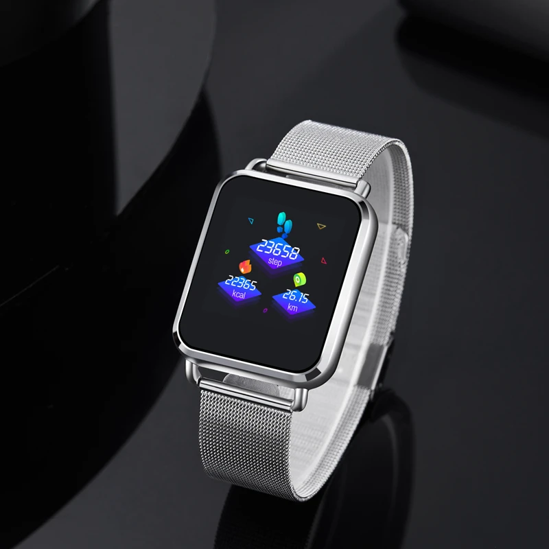 1.3' Touch Color Smart Wristband Step Sport Fitness Tracker Sleep Monitor Heart Rate Blood Pressure Music Control for Samsung