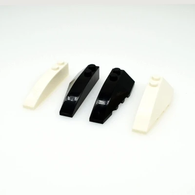 

*Left Shell 2X6 W/Bow/Angle*41748 20pcs DIY enlighten block,Brick parts,Compatible With Assembles Particles 41747
