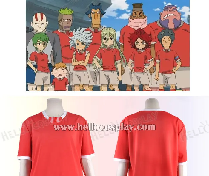 Униформа корейской команды огненного дракона для косплея Inazuma Eleven H008 |