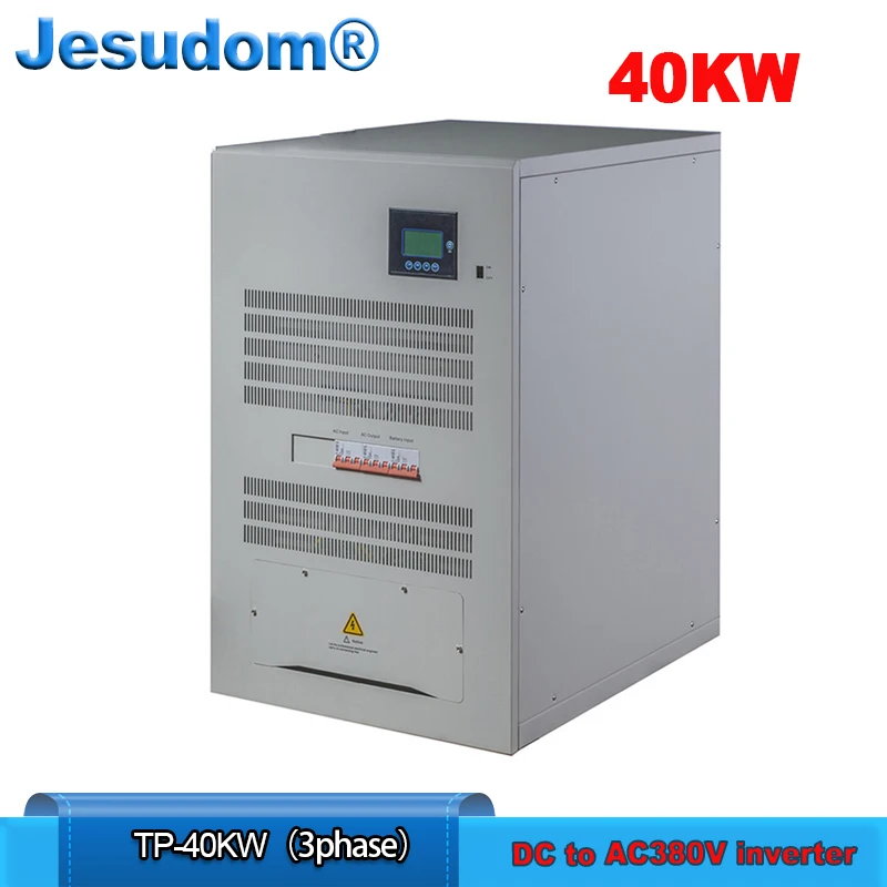 

40KW Rated Power 80KW Surge Power 3 Phase 380VAC Output DC to AC Inverter