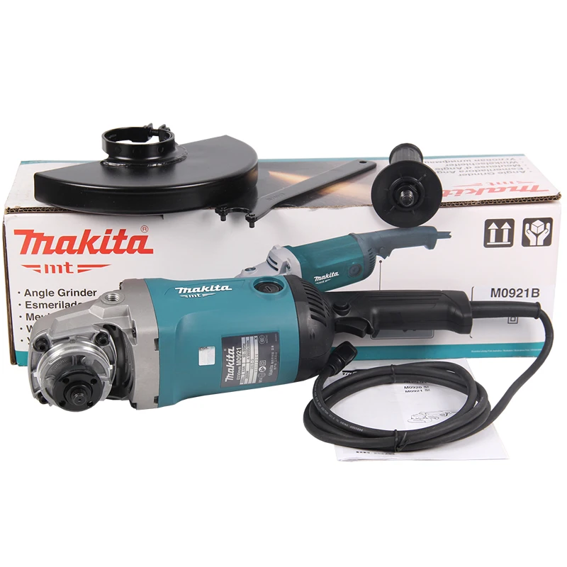 Makita угловая шлифовальная машина Makita M0920B угловая шлифовальная машина 180 мм Новинка M0921B Высокая мощность 230 угловая полировка