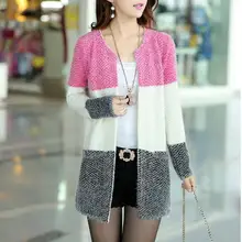 New Winter Spring Cardigans Women Fashion Mohair Cardigans Casual Tricotado Long Cardigan Women Sweaters For Ladies