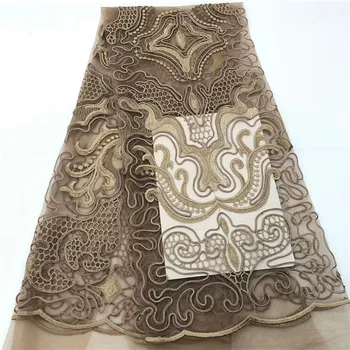 

Latest French Lace Fabric 2018 High Quality Wedding African Lace Fabric Lace Fabric For Tulle Lace for wedding RF3-69