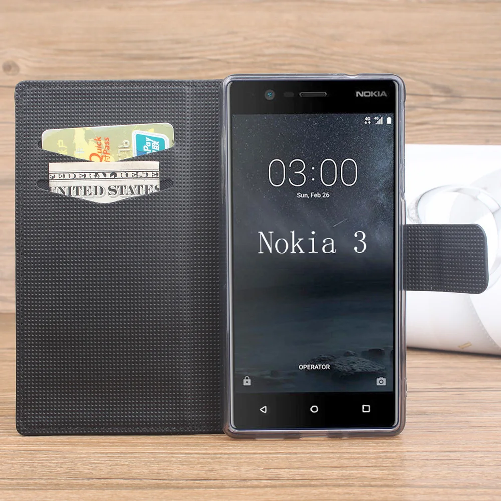 Флип чехол для телефона s Nokia 3 кожаный кошелек Lumia 1320 950XL 920 929 928 830