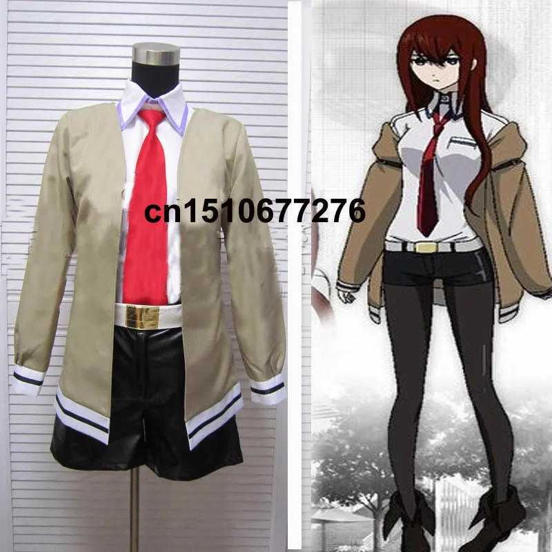 

STEINS GATE Makise Kurisu Cosplay Clothing Anime Cosplay Costumes