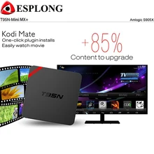 Venta caliente T95N Mini MX + (plus) Android 6.0 TV Box Kodi S905X Quad Core 1 GB 8 GB Wifi 16.1 caja IPTV Inteligente 4 K UHD Reproductor de medios