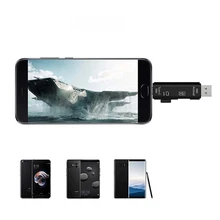Micro USB 3,1 type C USB TF кард-ридер OTG концентратор переходник разветвитель для samsung Xiaomi MacBook PC и т. Д