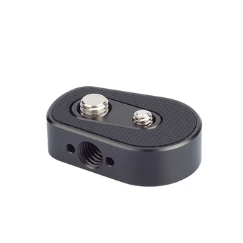 

Bottom Threaded Mounting Plate Expansion Module Adapter With 1/4” and 3/8” Screw Arri Locating Holes for DJI Ronin S Gimbal