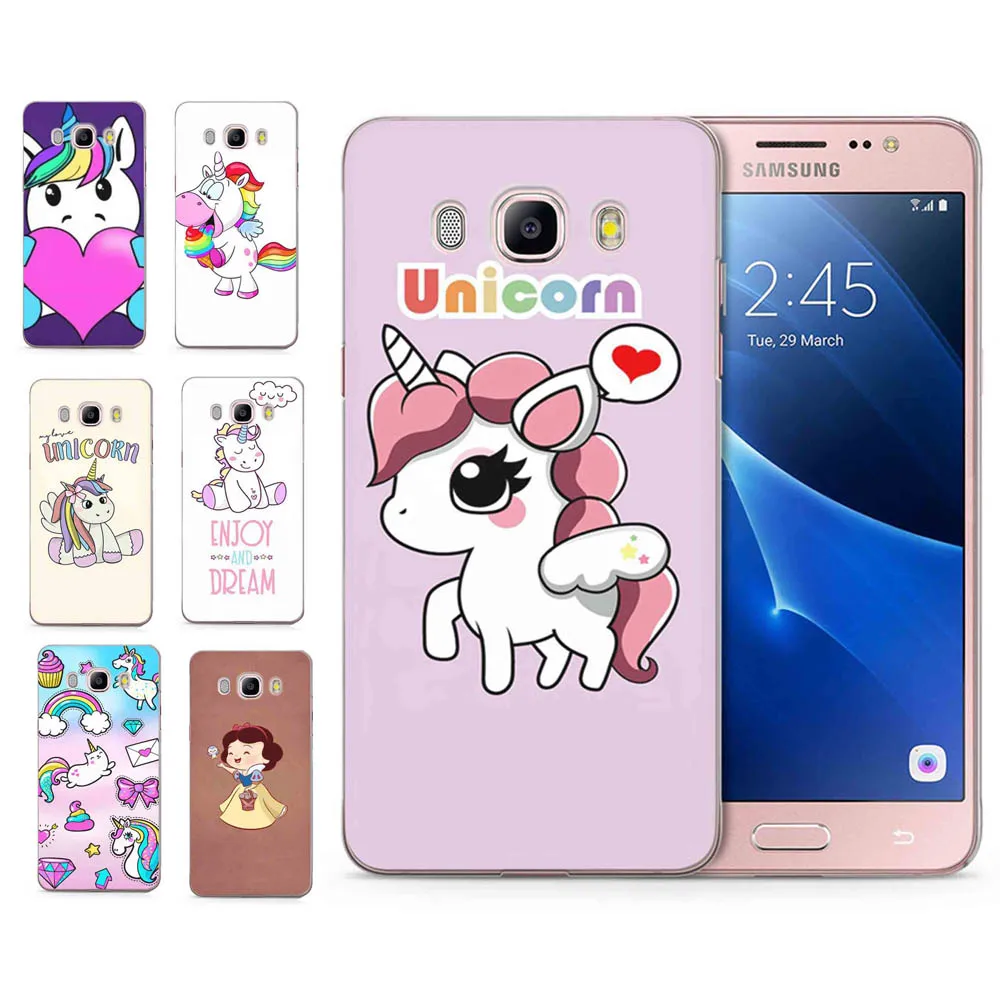 For Samsung Galaxy A5 2016 2015 2017 prime J1 J2 J3 J5 J7 G530H S8/plus Note 8 TPU Silicon Cute Cartoon Unicorn Cover Case C101 |