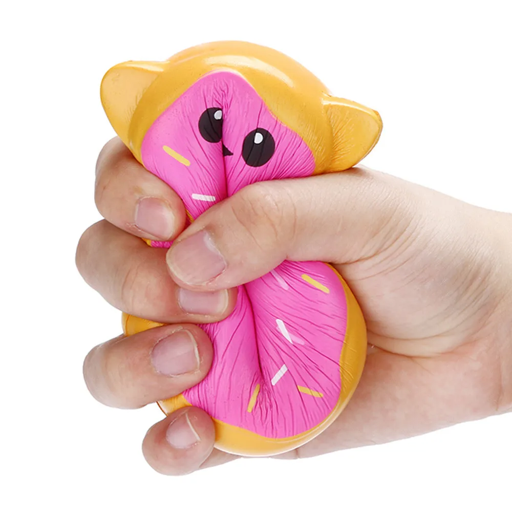 2019 Горячая продажа 10 см мягкия Китти пончик медленно поднимающийся крем ароматизированные игрушки для снятия стресса 6,14