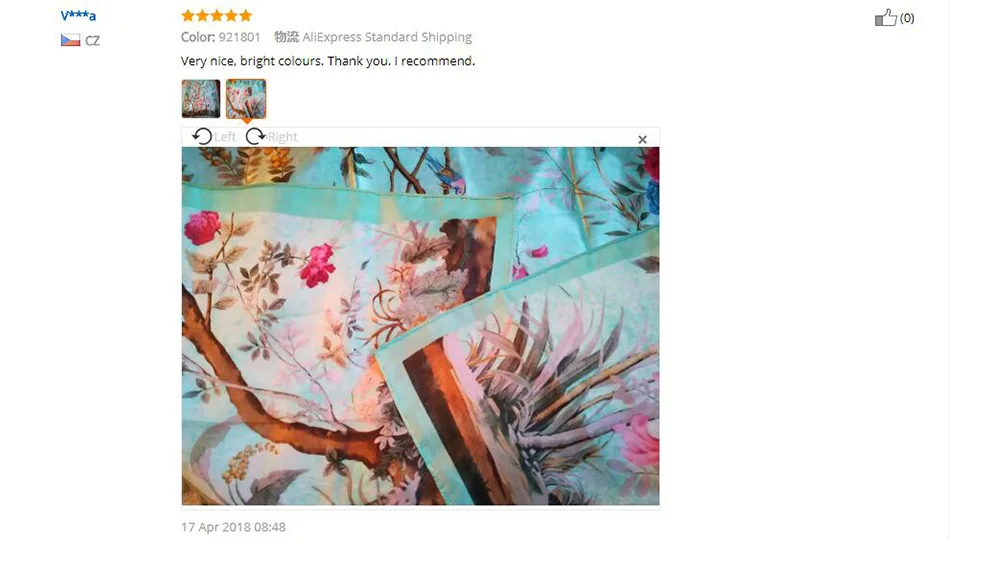 Floral Print Scarf (19)