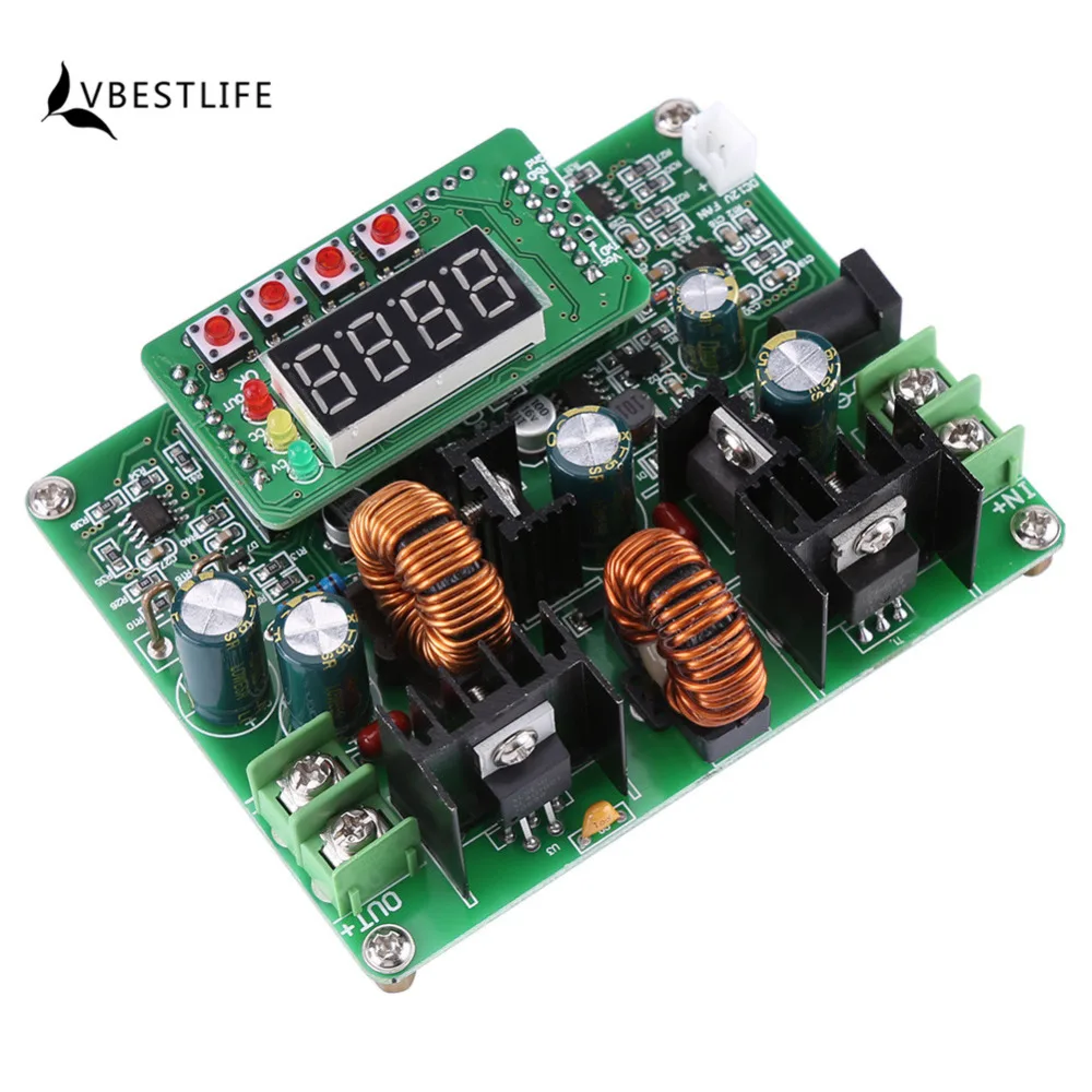 

High Quality DC-DC Converter Digital Voltage Step-up Step-down Module Boost Buck Converter Board 38V 6A