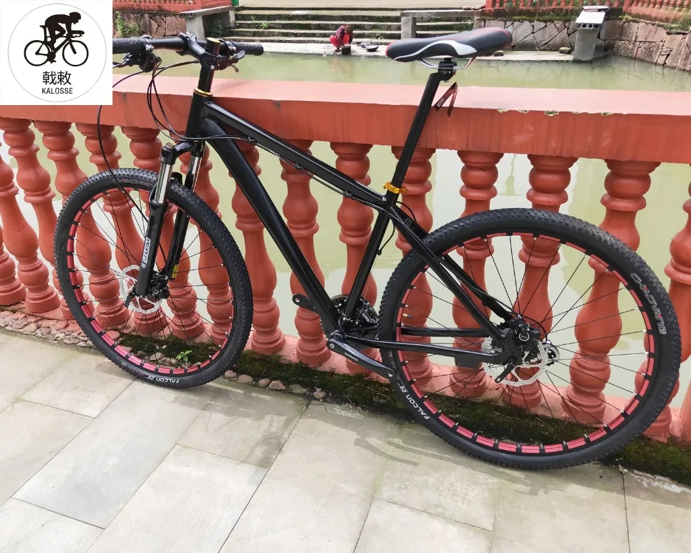 Clearance Kalosse  tyre dirt bike  aluminum bicycle tire road   29er  mountain bike   29*19 inch 24/27/30speed  19inch mountain bicycle 6