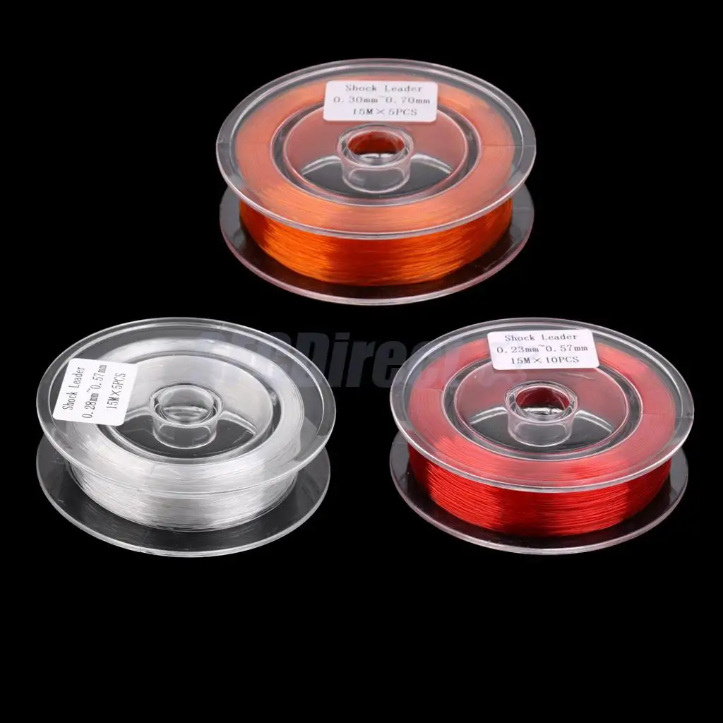 Durable Backing String Fly Fishing Line Tackle Wire Nylon Leader With Loop