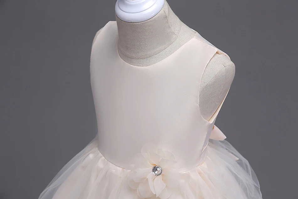 Girls Summer Flower Evening Dress  (5)