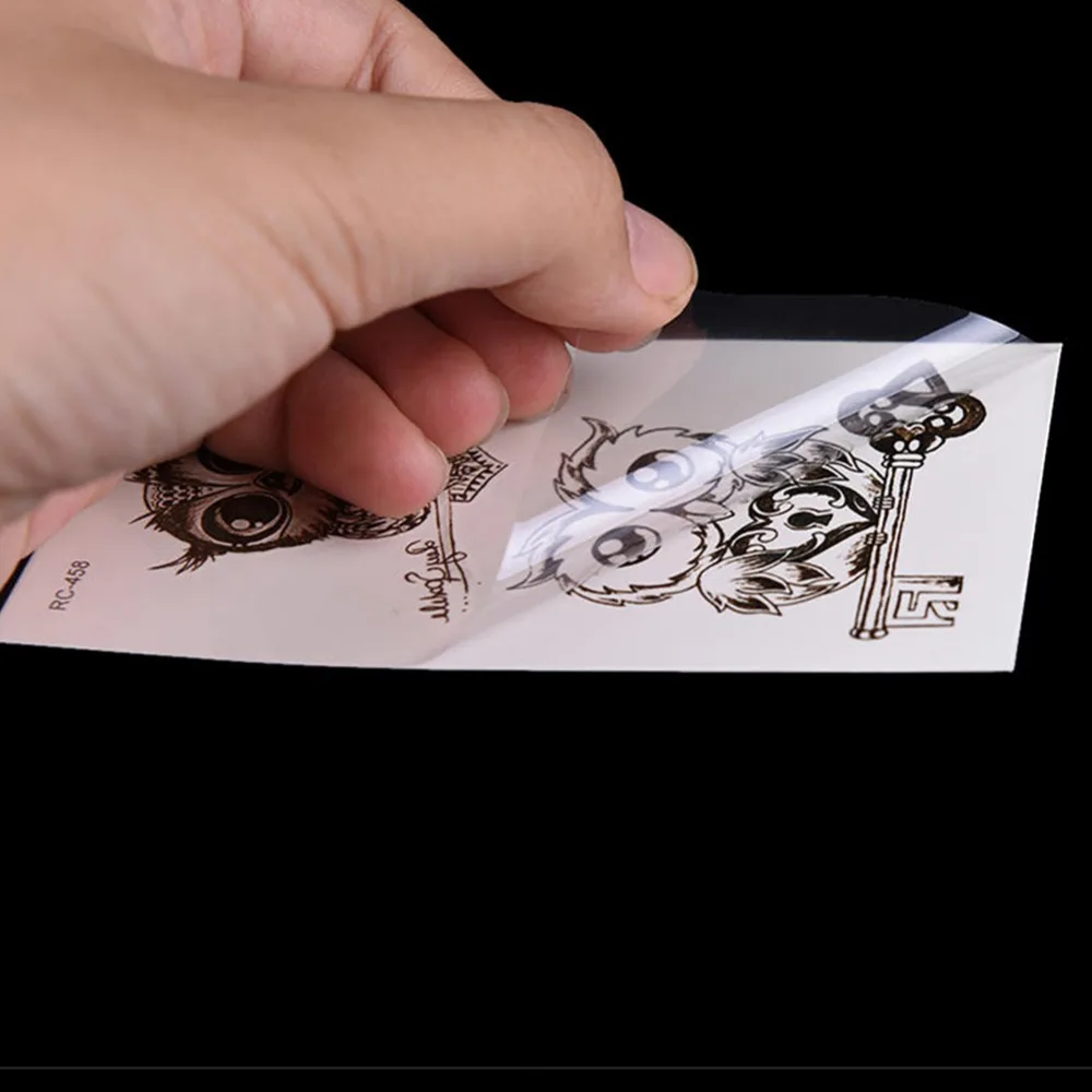 3 шт водонепроницаемые временные фальшивые татуировки наклейки Классические Совы животные мультфильм дизайн татуировки для детей ребенок боди-арт#275169