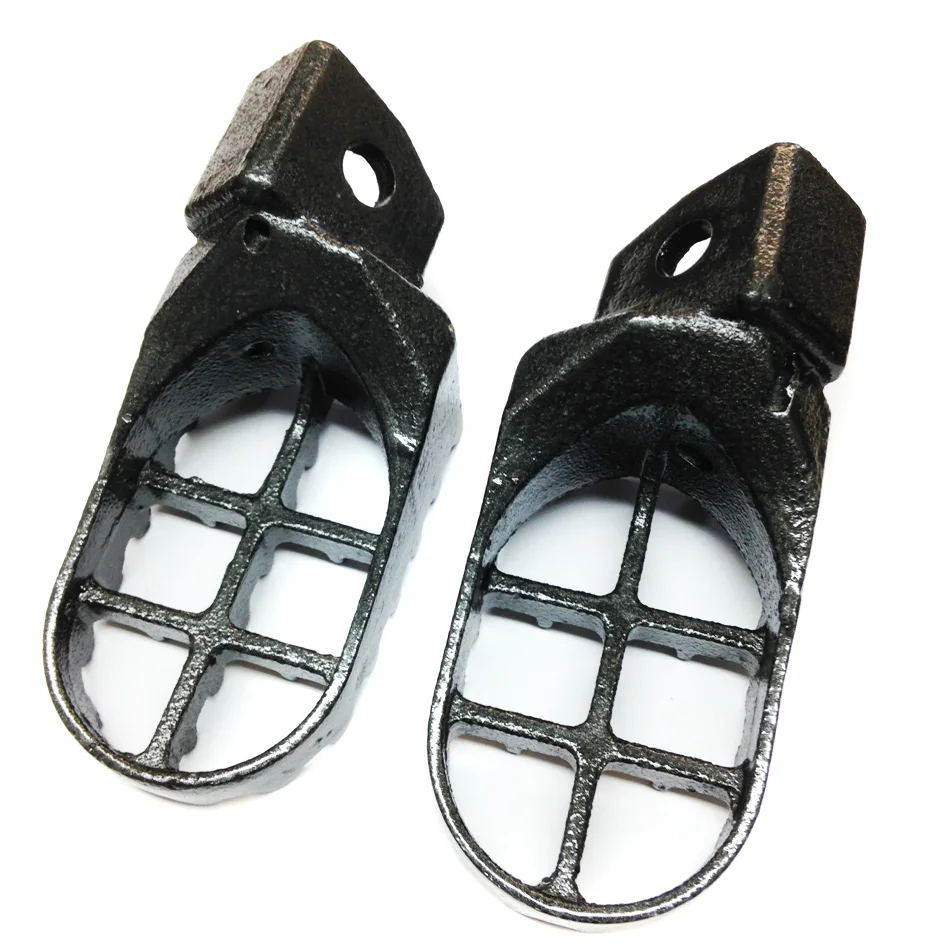 

motorcycle parts Motocross MX Steel Foot Pegs For yamaha YZ80 WR250 YZ125 YZ250 WR500 WR200 Gray