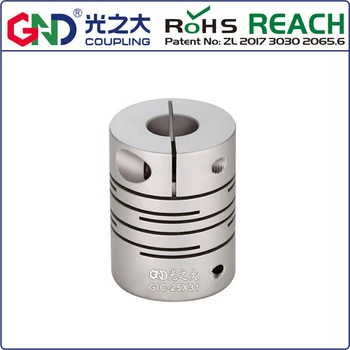 

GIC aluminum alloy parallel clamp series shaft coupling D12 L18.5 d1 d2:2/3/4/5/6mm