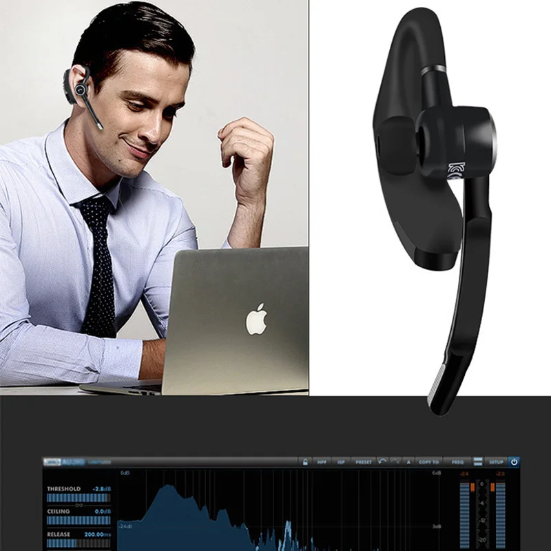 Деловая Bluetooth гарнитура Fu & yBill V8S беспроводные наушники для автомобиля V4.1