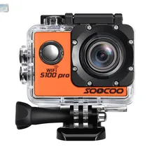 SOOCOO S100 Pro Голосовая управляемая wifi 4K Экшн-камера 2,0 сенсорный экран с гироскопом и пультом дистанционного управления 20MP s100pro