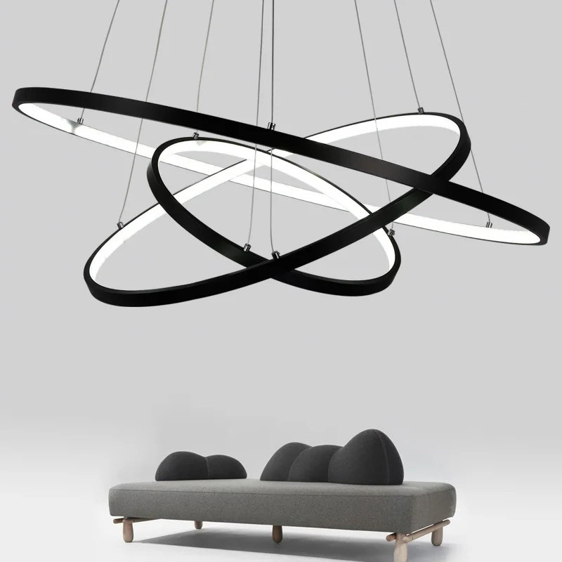

Modern LED Pendant Light Creative Circle Pendant Light LED Ball Restaurant Lamp Dining Room LED Lamp