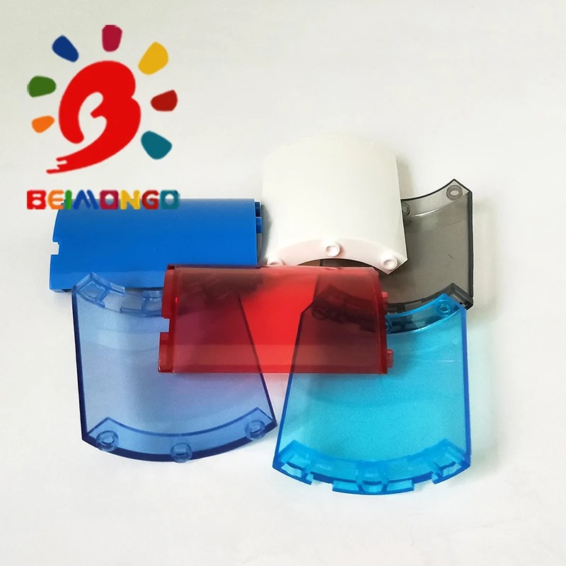 Free Shipping!BEIMONGO Building Blocks MOC Wall Element 30562*4x4x6*10pcs Round Model DIY Kids' Toys can be compitabled | Игрушки и