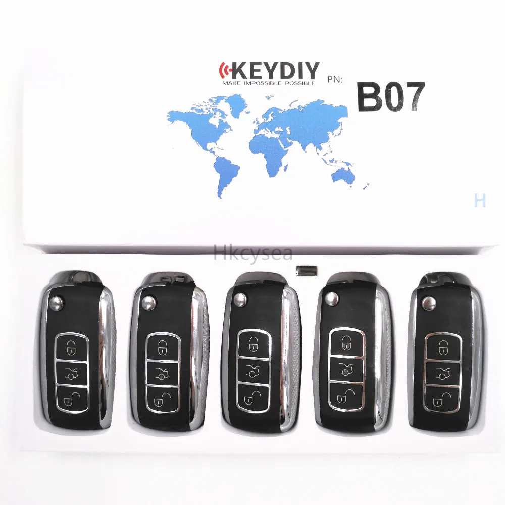 5 шт. B07 5 шт. B10-3 KEYDIY серии B 3 кнопки дистанционного ключа для KD900 KD900+ URG200 KD-X2 Ключевые программист