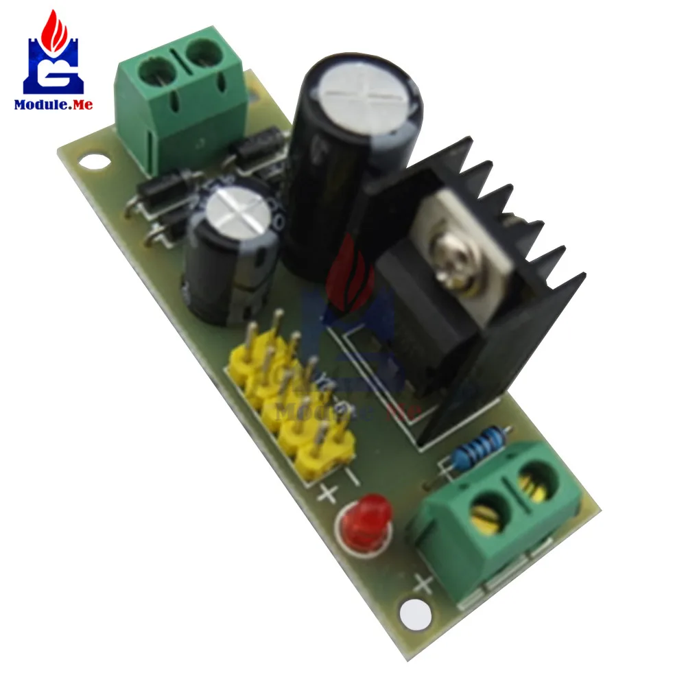 

L7805 LM7805 Step Down Converter Board 7.5V-20V To 5V Regulator Buck Power Supply Module For Arduino