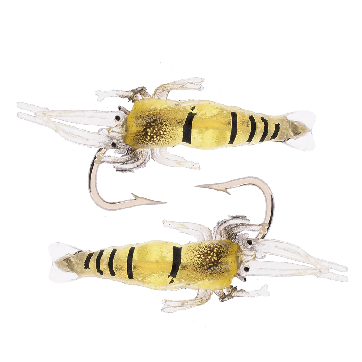 New 10Pcs Soft Silicone Shrimp Fishing Lure Wobblers Fishing Minnow Trout Fish Lures Artificial Bait Hook Bass Tackle Hook