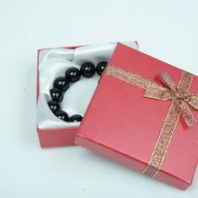 20 шт./лот разноцветный Jewelry Книги по искусству Бумага браслет ножной браслет Box 9*9*3 см Ювелирная упаковка подарков коробка