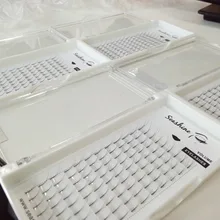 1 шт./партия Корея 0,05/0,07/0,10 Высококачественные мягкие эксклюзивные индивидуальные ресницы 4D ручная работа наращивание ресниц