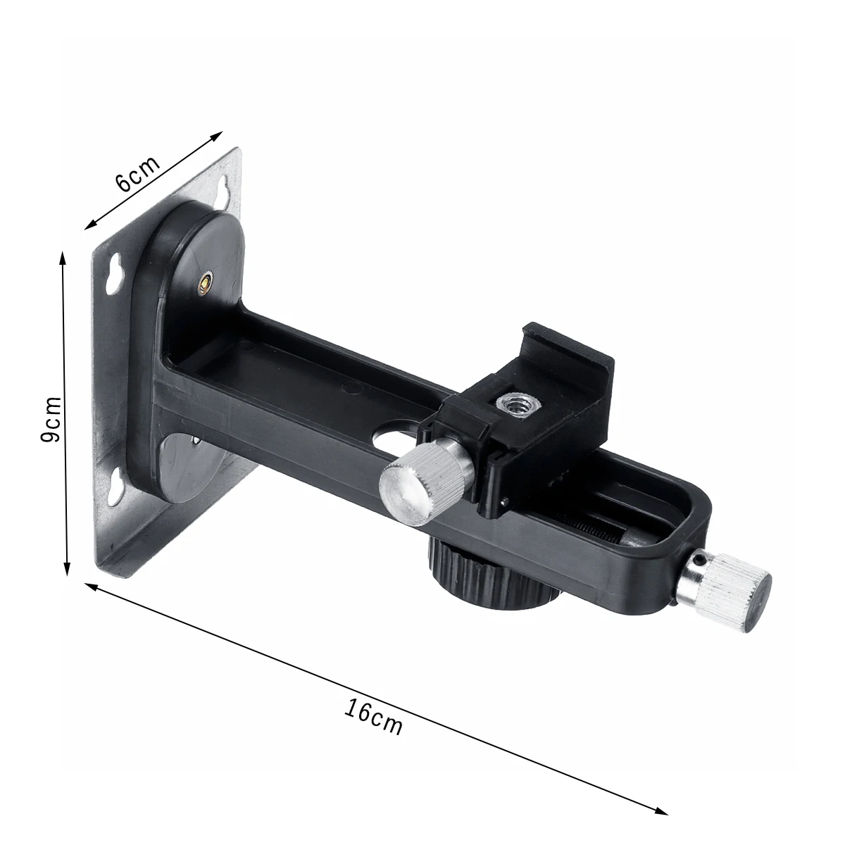 Универсальный лазерный уровень машина настенный держатель Кронштейн магнит адсорбционная подставка металл+ пластик Ручка вращения на 360 градусов