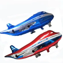 Новое поступление 2 шт большой самолет Airbus моделирование алюминиевой фольги шары день рождения игрушки украшения шар надувная игрушка