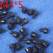 M3x5 Black 1pcs Nylon Inner Hexagon Socket Head Cap Screws 10mm Plastic Bolt Insolation brand new RoHS compliant PC/board DIY M3x5 Black 1pcs Nylon Inner Hexagon Socket Head Cap Screws 10mm Plastic Bolt Insolation brand new RoHS compliant PC/board DIY