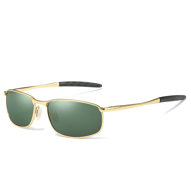 Small Frame Polarized Sunglasses Men Brand Designer Rectangle Sunglass Mens Driving Sun Glasses