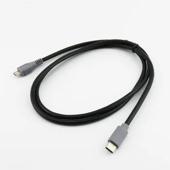 

USB Type C 3.1 Male To Micro USB 5 Pin B Male Plug Converter OTG Adapter Lead Data Cable for Mobile Macbook 25cm / 1m 3ft