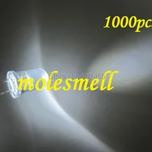 1000x5 мм белый светильник-свеча, мерцающий, ультра яркий, мерцающий, белый светодиодный светильник-свеча, Белый светодиодный s, прозрачный светодиодный объектив