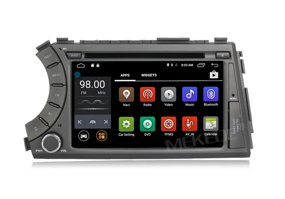 Flash Deal free shipping 1024X600 Quad Core 4 Android 7.1 2G RAM Car DVD For Ssang Yong SsangYong Kyron Actyon 2005-2013 GPS Radio Stereo 7