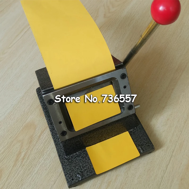 86*54mm Round Corner All Metal PVC Card Die Cutter,Manual PVC Business