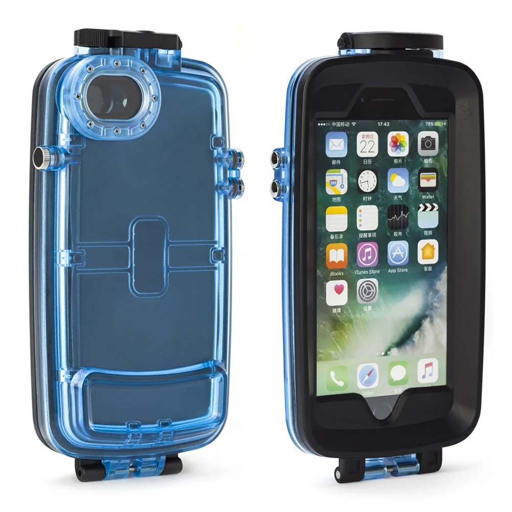 

High Quality Dive Waterproof GoPro Mountable Case Accessories for the iPhone 6 / 7 eals @JH