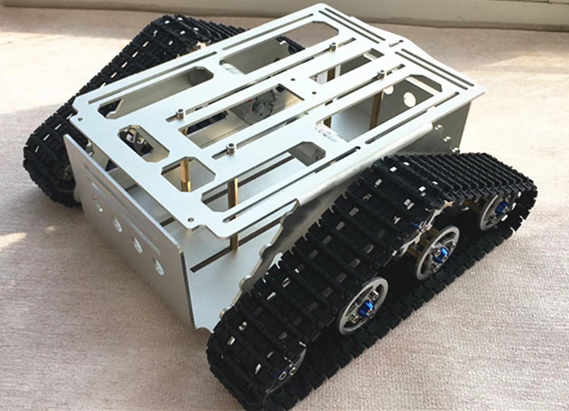 

JMT DIY RC Intelligent Robot Aluminum Smart Tank Chassis Wall-e Caterpillar Tractor Crawler Parts