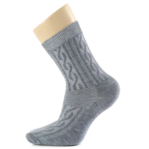 5 пар/партия, брендовые Новые мужские носки из бамбукового волокна, высокое качество, повседневные дышащие антибактериальные мужские носки, размер EUR 39-43 - Цвет: light grey