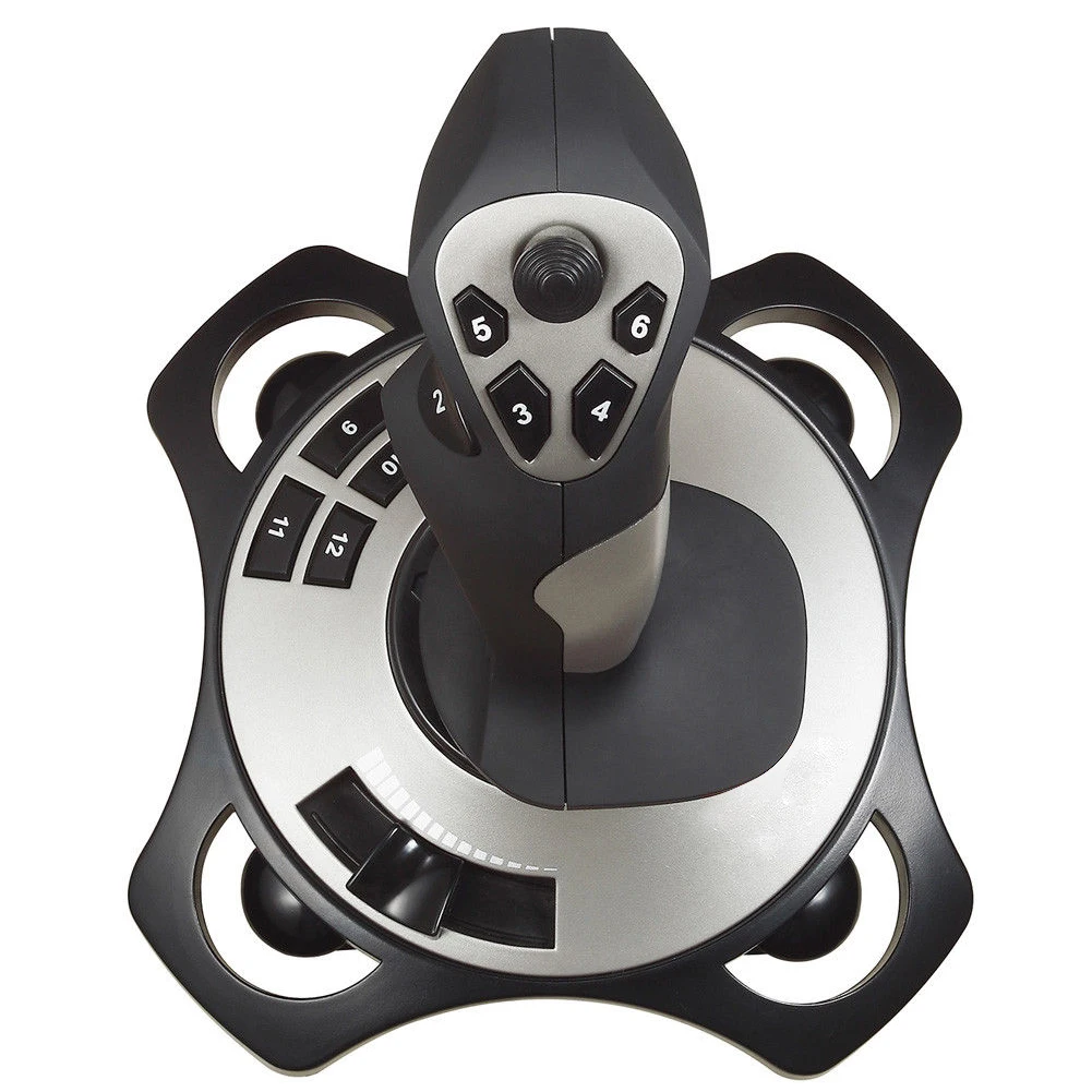 

4 Axles Practical Professional Durable Reliable Gaming Joystick Accessories Gift Controller Fixed Flying Game Wired Simulator