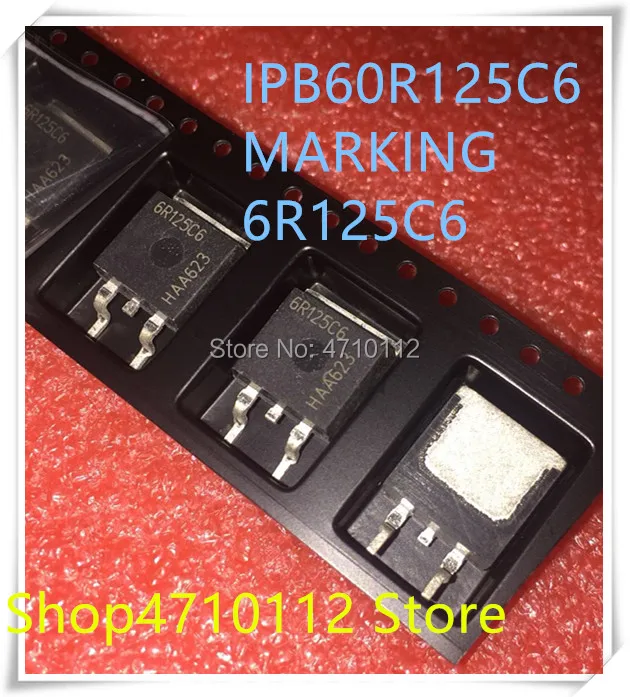 NEW 10PCS LOT 6R125C6 IPB60R125C6 TO 263 IC