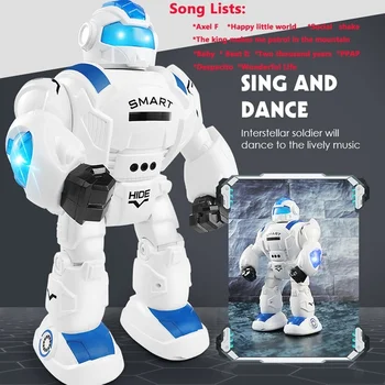 

Control Gestures Dancing Robot Remote Control RC Robot Toy Christmas Gift for Children l Robot astronaut Model Toys