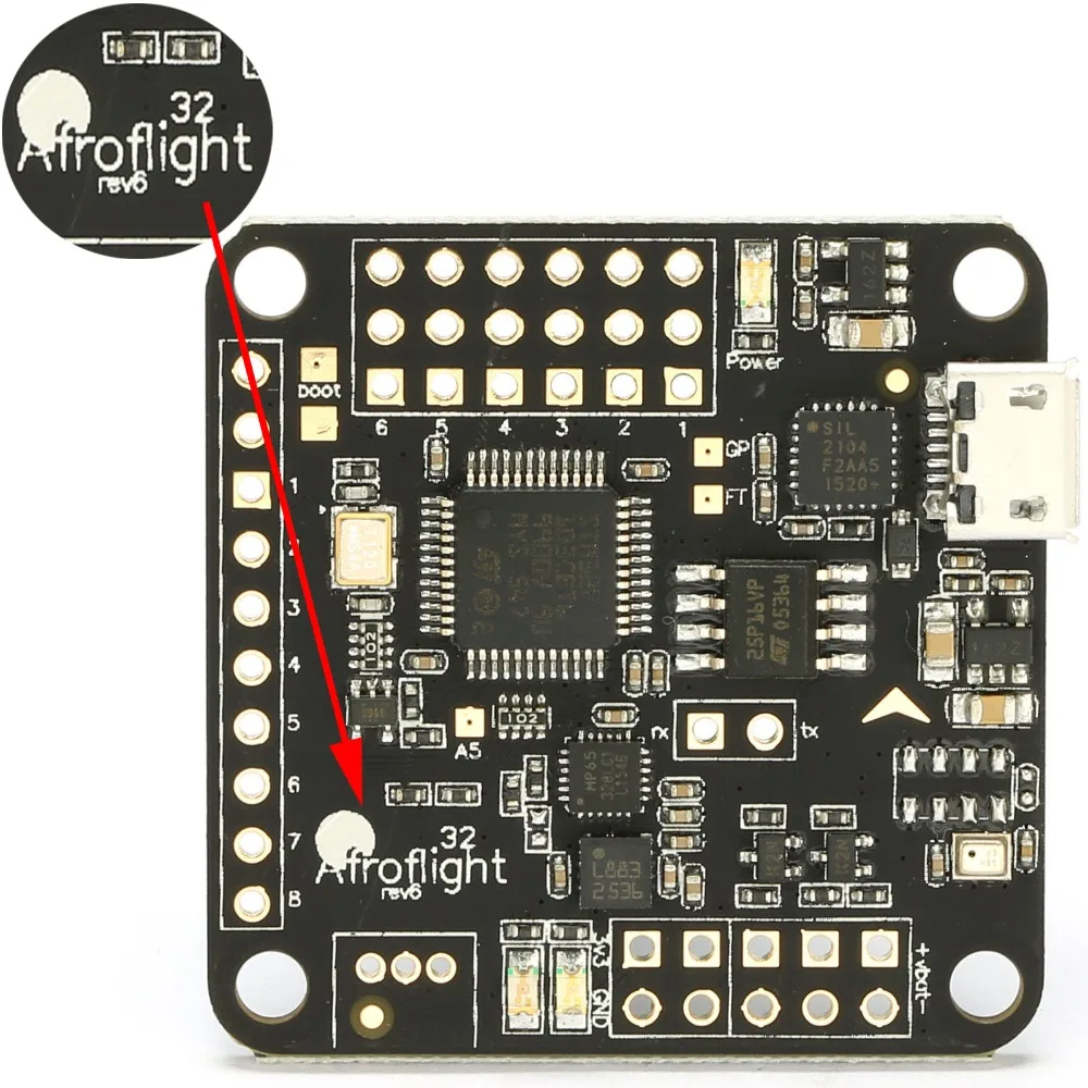 Naze 32 REV6 6DOF commande de vol pour qav-X 210 Mini Quadricopter Naze 32 REV6 6DOF commande de vol pour qav-X 210 Mini Quadricopter
