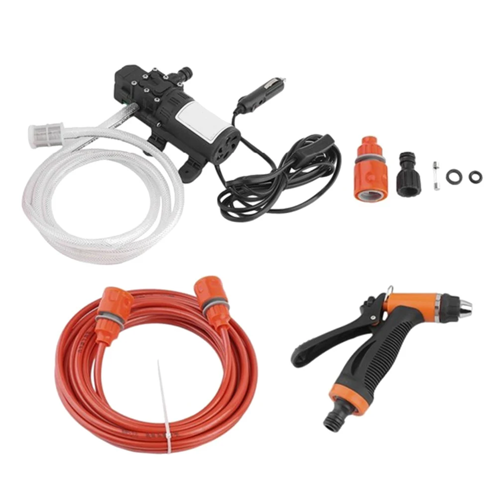 Newest 12V Portable 80W 160PSI Car Electric Washer Washing Machine Cigarette Lighter Water Pump