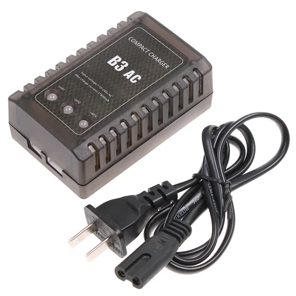 

RC B3 LiPo 2S-3S Electric Battery Balancer Charger 7.4-11.1V with 3 LED Lights Display for 2 to 3 Cells of Li-Po Battery