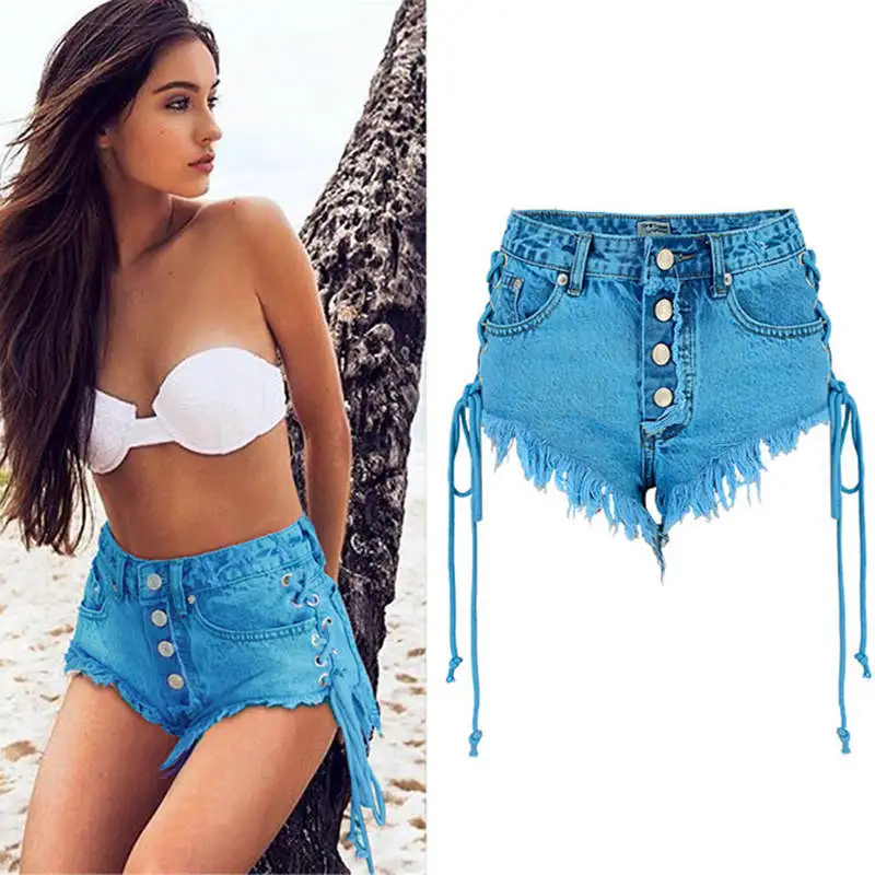 Шорты LOGAMI женские джинсовые с завышенной талией|mini jeans|denim shorts jeansshorts jeans |